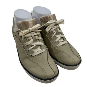 Keds Taupe Leather Sneakers Women's‎ Size 7.5 Preppy Comfort Casual